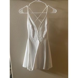 Lulus Believe In Love Backless White Dress